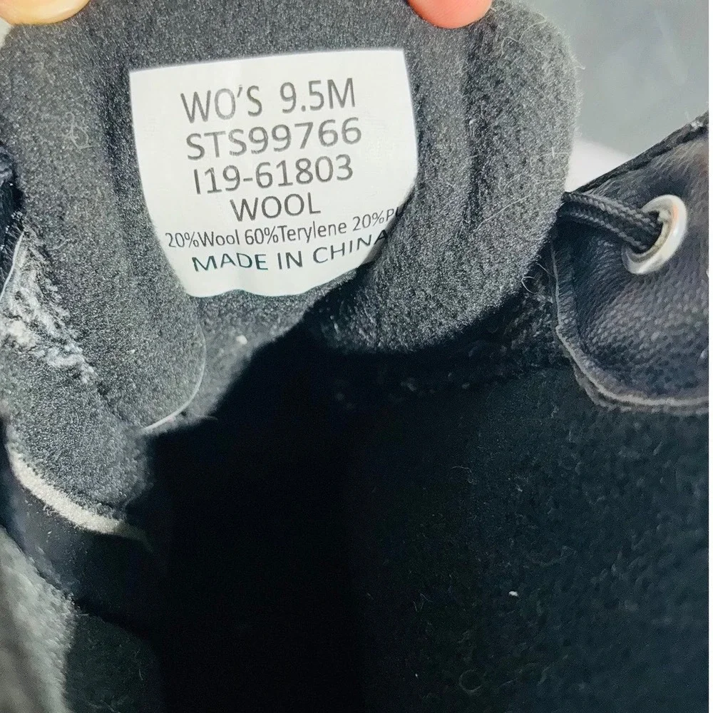 FINAL SALE 🚨 Sperry Syren Gulf Women's Duck Wool Boot 9.5 Grey/Black STS99766 - Picture 8 of 8